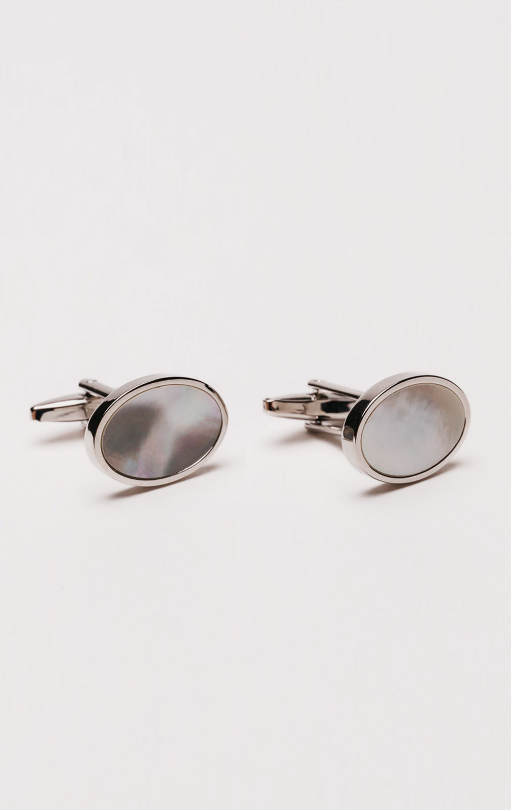 Dobell Mother of Pearl Oval Cufflinks from Dobell