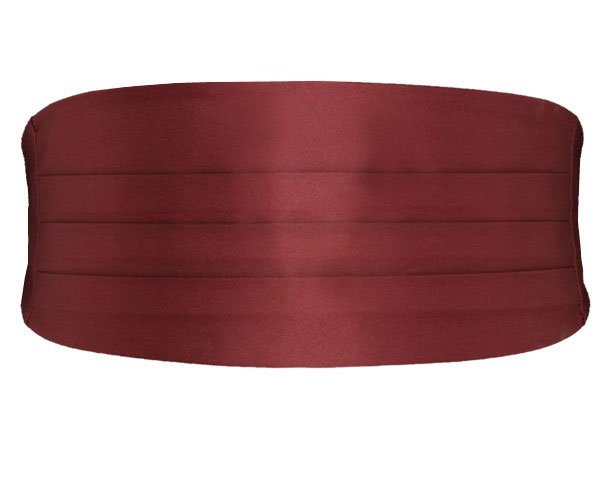 Burgundy Cummerbund from Dobell