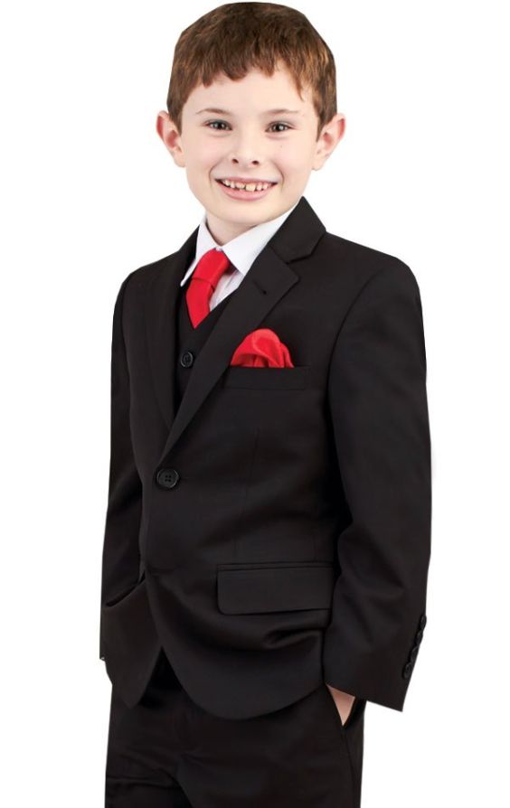 Little boys black outlet suits