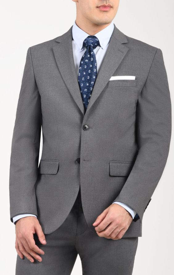Dobell Grey Suit Jacket | Dobell