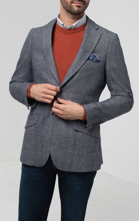 Mens prince of hot sale wales check blazer