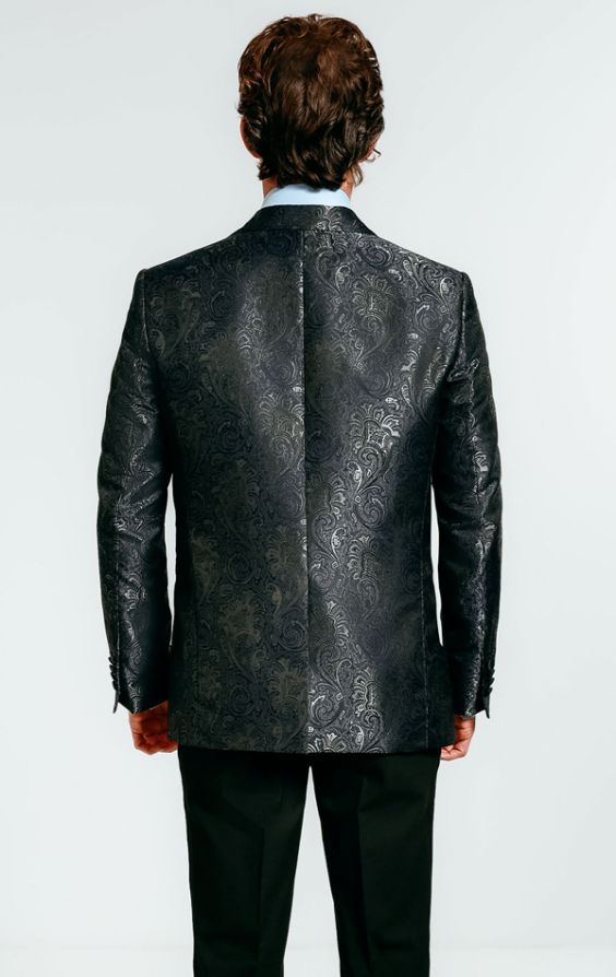 Jacquard tuxedo jacket hot sale