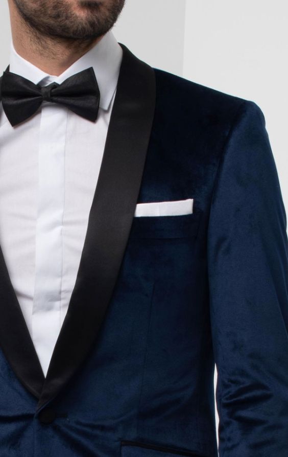 Slim fit velvet hot sale tuxedo jacket