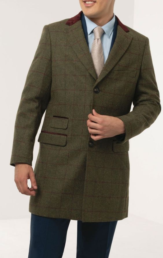 Mens overcoat 3 hot sale 4 length