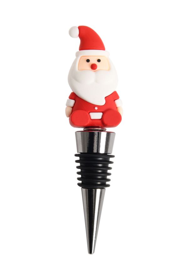 christmas bottle stopper