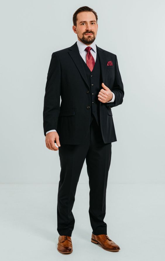 Dobell Navy 3 Piece Suit | Dobell