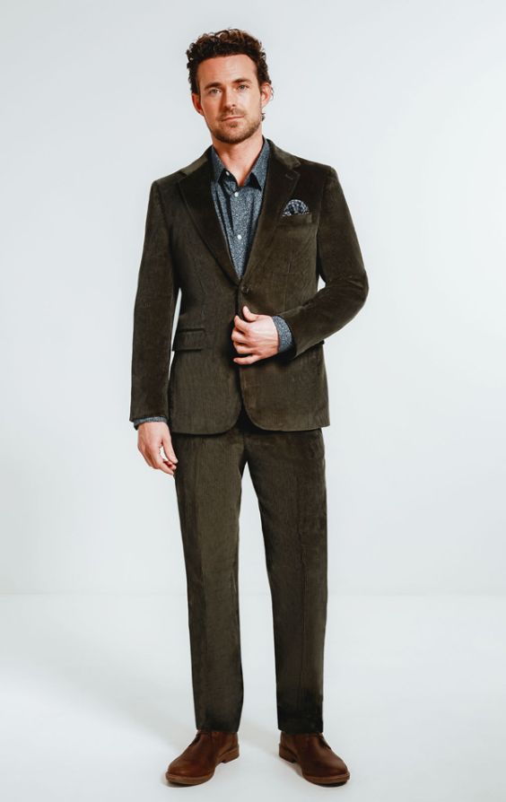 Green corduroy sport outlet coat