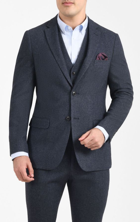 Skinny fit suit on sale jacket