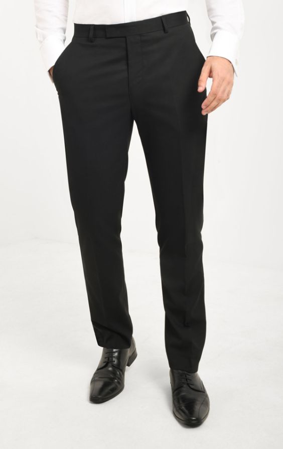 Mens black 2024 formal suit