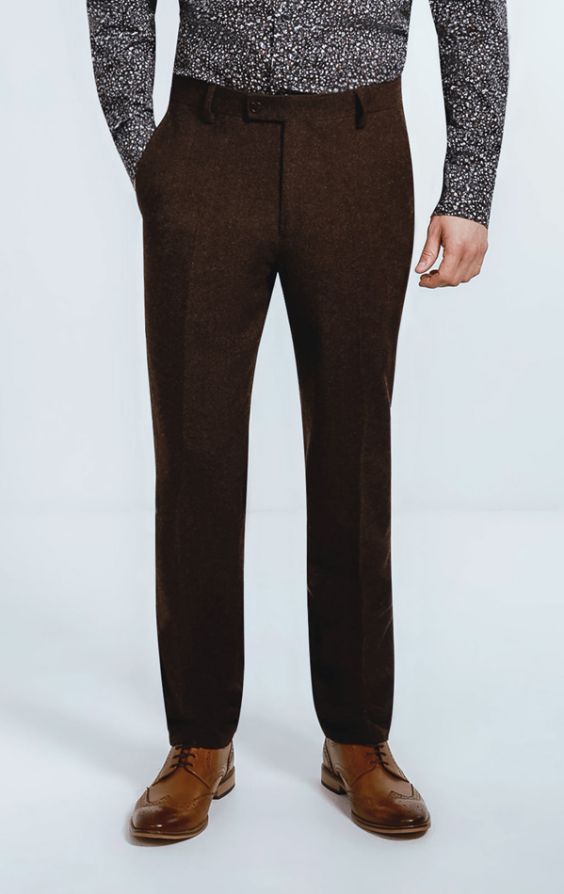 Mens tweed pants with on sale suspenders