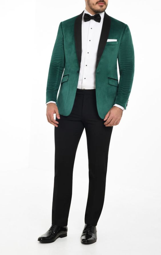 Dark green online tux