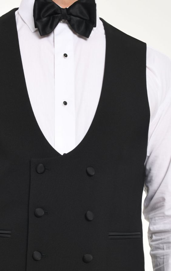 Mens black sales tuxedo waistcoat