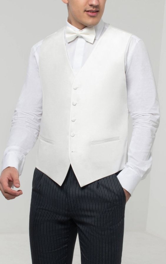 Ivory waistcoat clearance