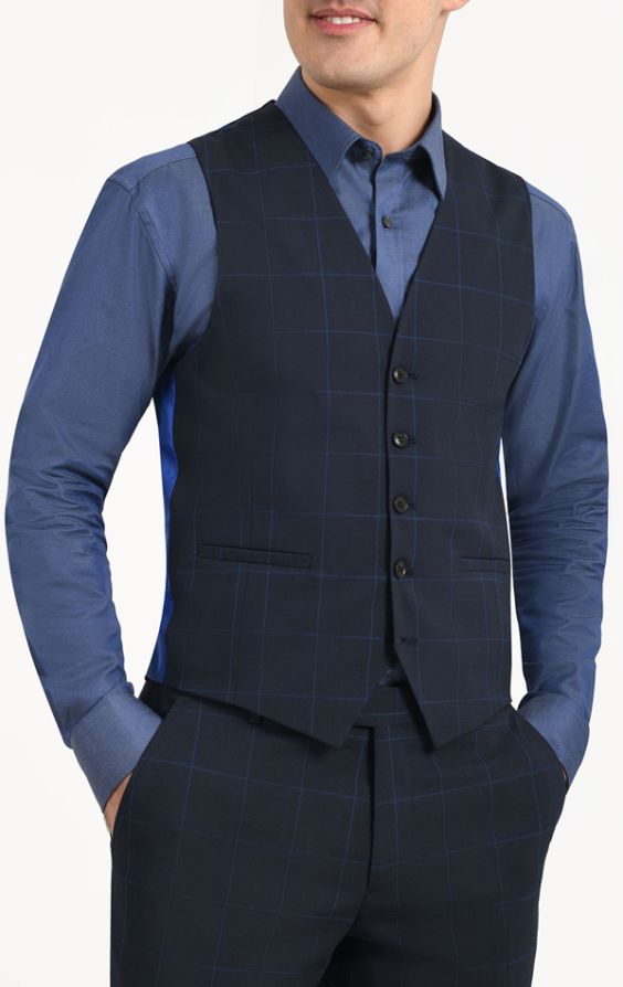 A Reloaded Prince of Wales Windowpane Check Double B