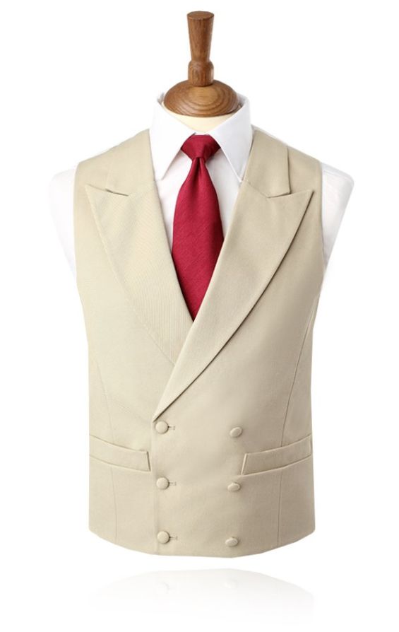 Gold double breasted waistcoat sale