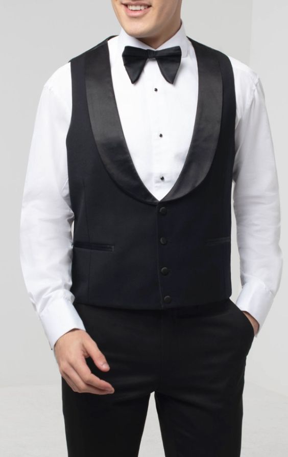 Shawl collar 2025 tuxedo waistcoat