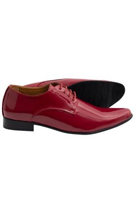 Dobell Yellow Patent Contemporary Dress Shoes | Dobell