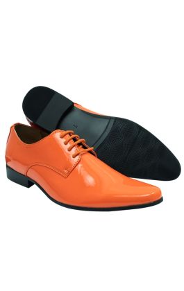 Orange evening sale shoes