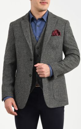 Mens tweed blazer sales sale