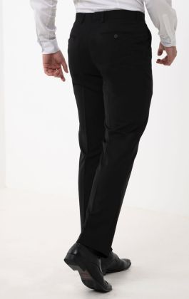 Dobell Black Suit Pants