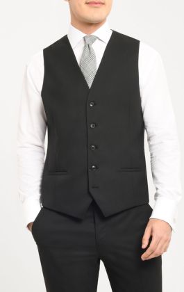 Mens black outlet waist coat