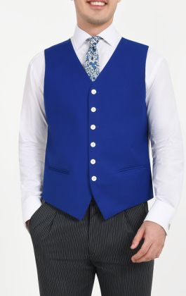 Blue waistcoat sales and trousers