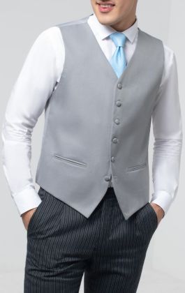 Grey morning hot sale suit waistcoat