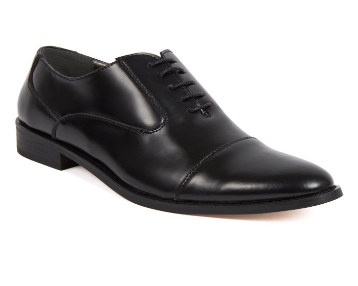 Dobell Black Leather Oxford Shoes from Dobell