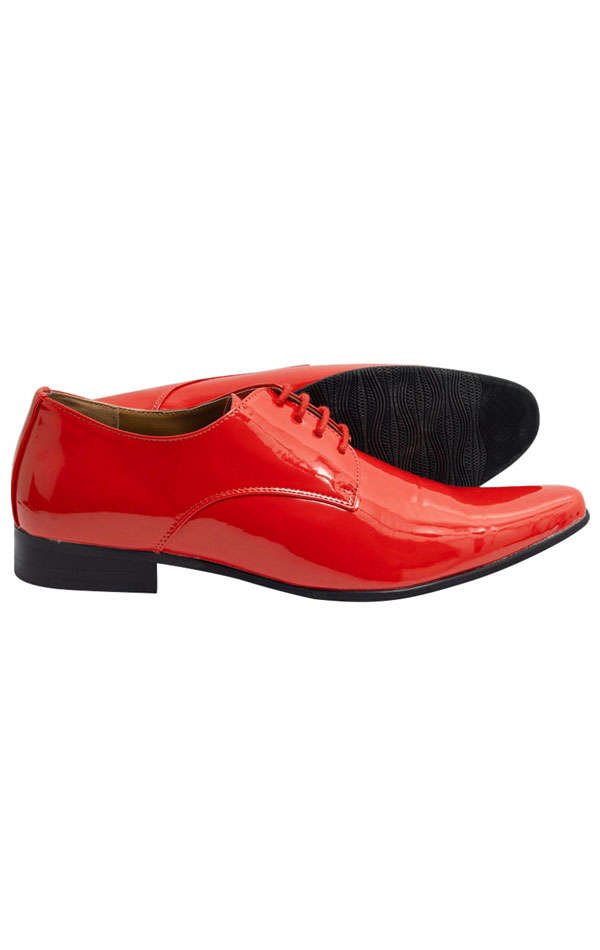 Red leather clearance shoes mens