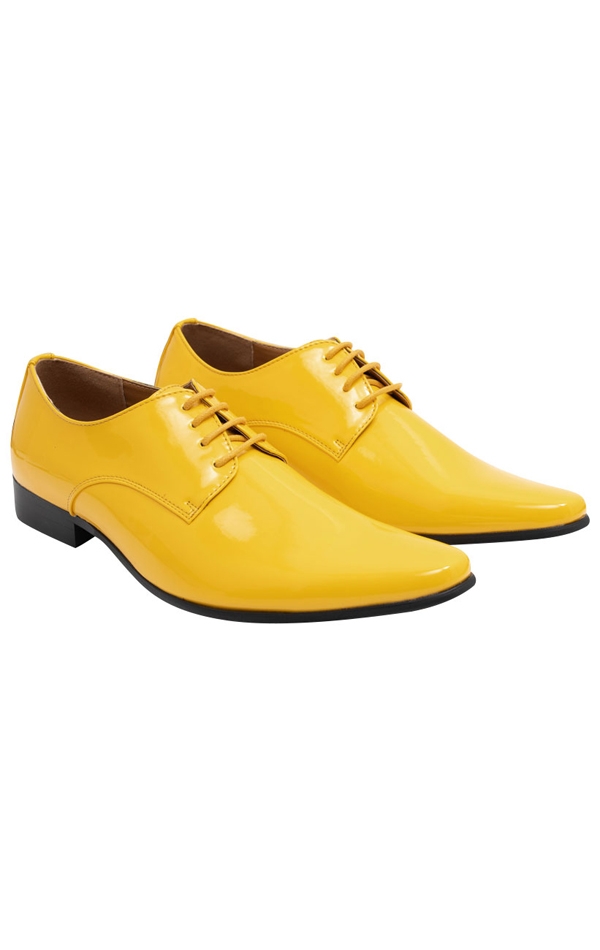 Yellow dress hot sale shoes mens