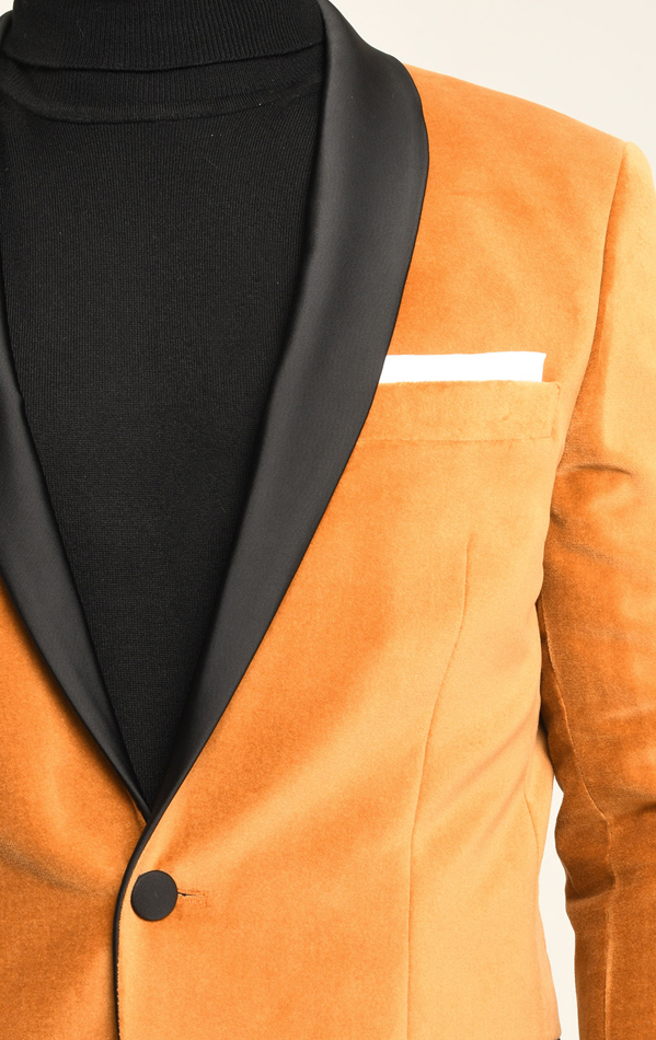 Orange tuxedo cheap jacket