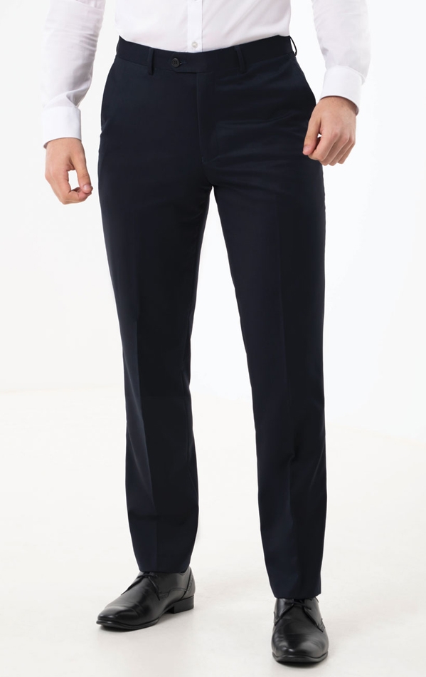 Dobell Navy Blue Suit Trousers Dobell